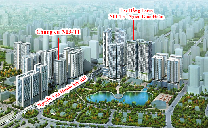 Cho thuê căn góc tòa N03T1 NGĐ đã sửa thành 2PN thoáng rộng rãi view hồ giá chỉ 15tr. LH 0915 830 ***