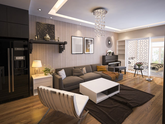 Cho thuê căn hộ chung cư Golden West, 14 triệu/ tháng, 85m2, đầy đủ nội thất