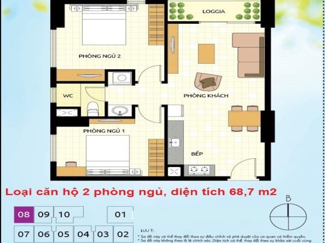 BÁN GẤP CHUNG CƯ PARCSPRING QUẬN 2 - 2PN 1WC 69M2 - GIÁ 4,2 TỶ