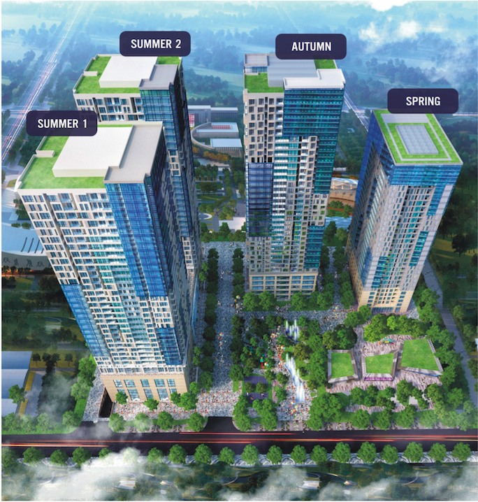 Cho thuê văn phòng tại Goldseason Nguyễn Tuân, Thanh Xuân HN. DT 860m2 có cắt nhỏ giá 254.300đ/m2