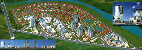 45 tr/m2, biệt thự Quang Minh, Mê Linh, 351m2, mặt tiền 16m, view CV, đường to, sổ đỏ