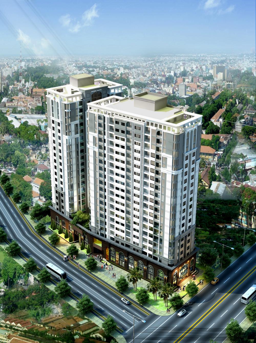 Bán căn hộ Âu Cơ Tower, giá siêu hời 3,2 tỷ, 75m2 tại Âu Cơ, Tân Thành, Tân Phú, HCM. LH 0908 374 ***