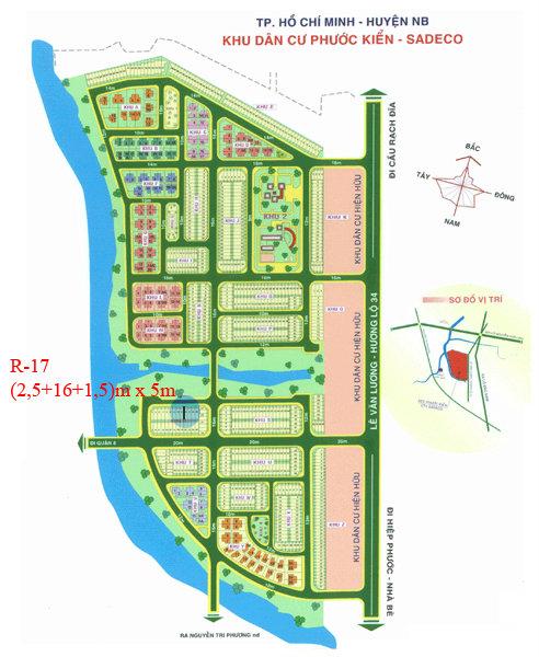 Bán đất nền dự án Sadeco Phước Kiển, 10 tỷ VND, 100m2, Nhà Bè, TP.HCM