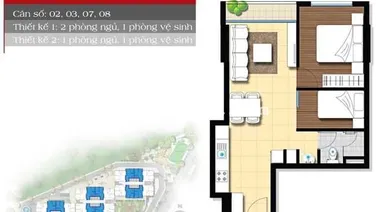 Cho thuê An Gia Star 2PN 1 NVS trống - LH 0934 181 ***