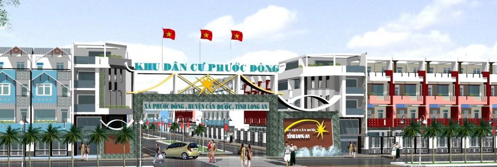 Bán Đất Nền Dự Án Phước Đông Riverside, 1,85 tỷ, 100m2, mặt tiền đẹp xuất sắc