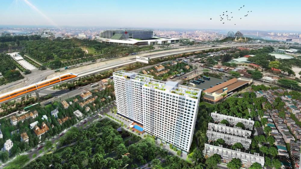 Bán Chung cư Bcons Suối Tiên, tặng kèm nội thất -2,33 tỷ, 50,4m2, 2PN, 2WC -lh:0357 709 *** Ms Hằng