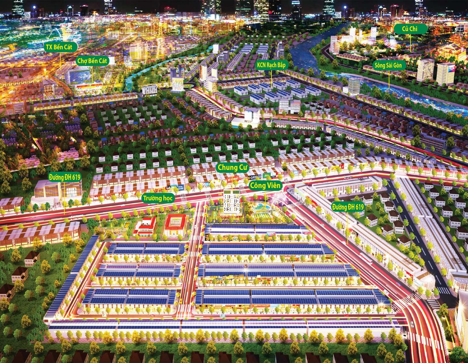 Bán đất tại The Eden City, 599 triệu, 75 m2, giá ưu đãi hàng hiếm tại Bình Dương
