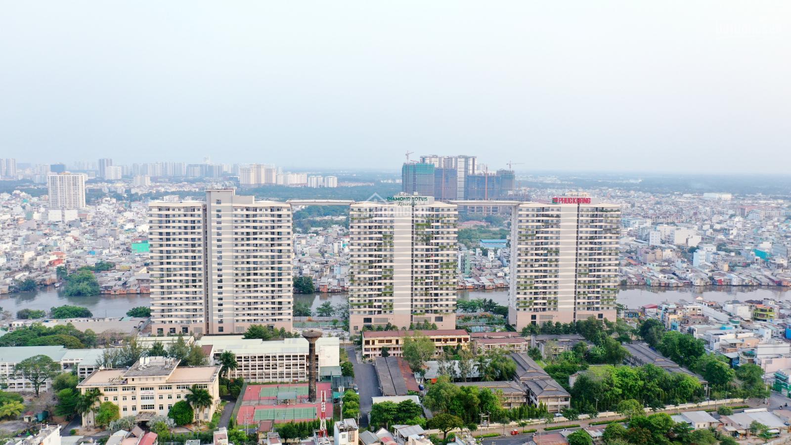 Thông tin các căn thuê 49 - 56 - 61 - 79 - 91m2, CH Diamond Lotus Riverside, liên hệ 0919 961 ***