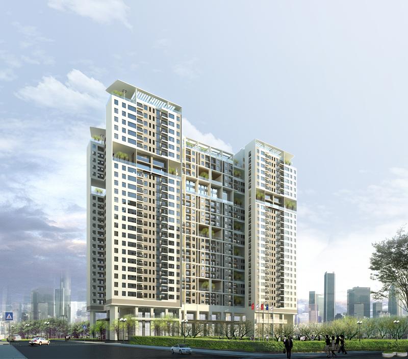 Cho thuê căn hộ chung cư Golden West, 14 triệu/ tháng, 85m2, đầy đủ nội thất