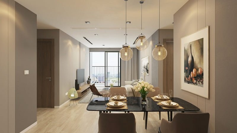 Cho thuê CC Geleximco Southern Star, Giải Phóng, Hoàng Mai, 64m2, 2pn 2vs, full đồ, 13 tr/th