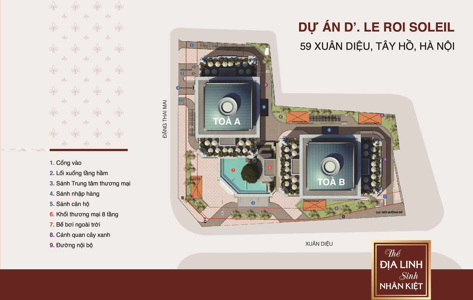 Bán CC 3PN, 2VS, 146m2 tại D'. Le Roi Soleil, Xuân Diệu, Quảng An, Tây Hồ, giá ưu đãi