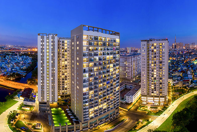 Cần cho thuê chung cư Richmond Q.Bình Thạnh.DT: 75m2,2PN,2WC.Giá: 13tr/th.LH : 0961 663 *** Thịnh