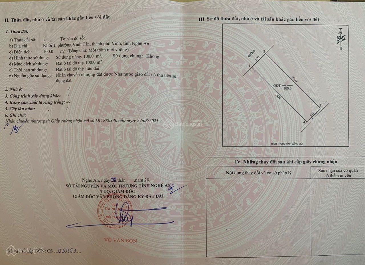 Bán đất lối 2 đường Trần Đình San (đường 8B) hướng Tây Bắc giá tốt nhất khu vực đối diện công viên