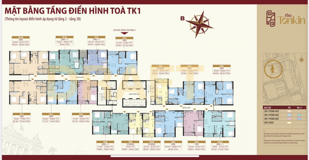Cho thuê căn hộ 1PN 42 m2 tại The Tonkin - Vinhomes Smart City, 10 triệu/ tháng Lh 0973 705 ***