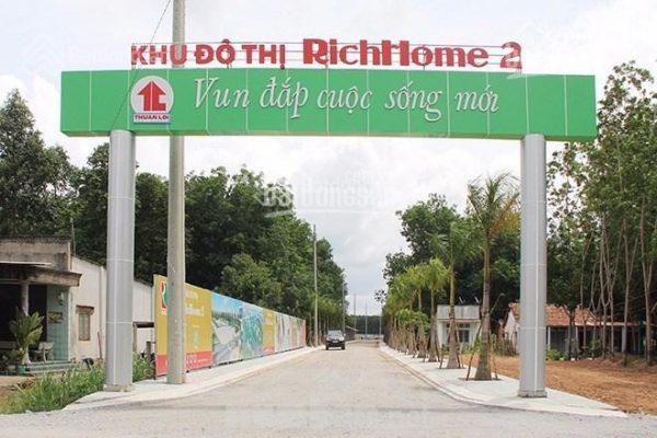 Kẹt tiền cần bán gấp lô đất sổ sẵn khu đô thị RichHome 2 ở Phường Hòa Lợi, TP Bến Cát, hỗ trợ vay