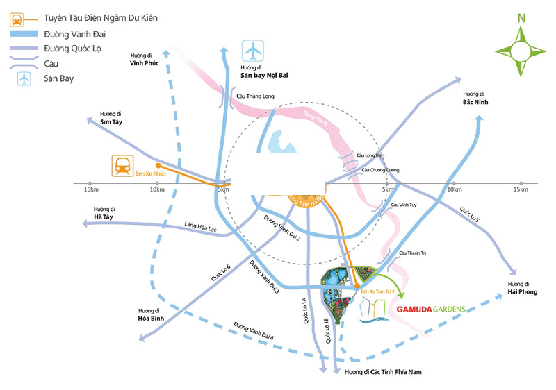 Bán chung cư tòa The Zen Gamuda, DT 60m2 1PN 1WC view Gamuda cực thoáng