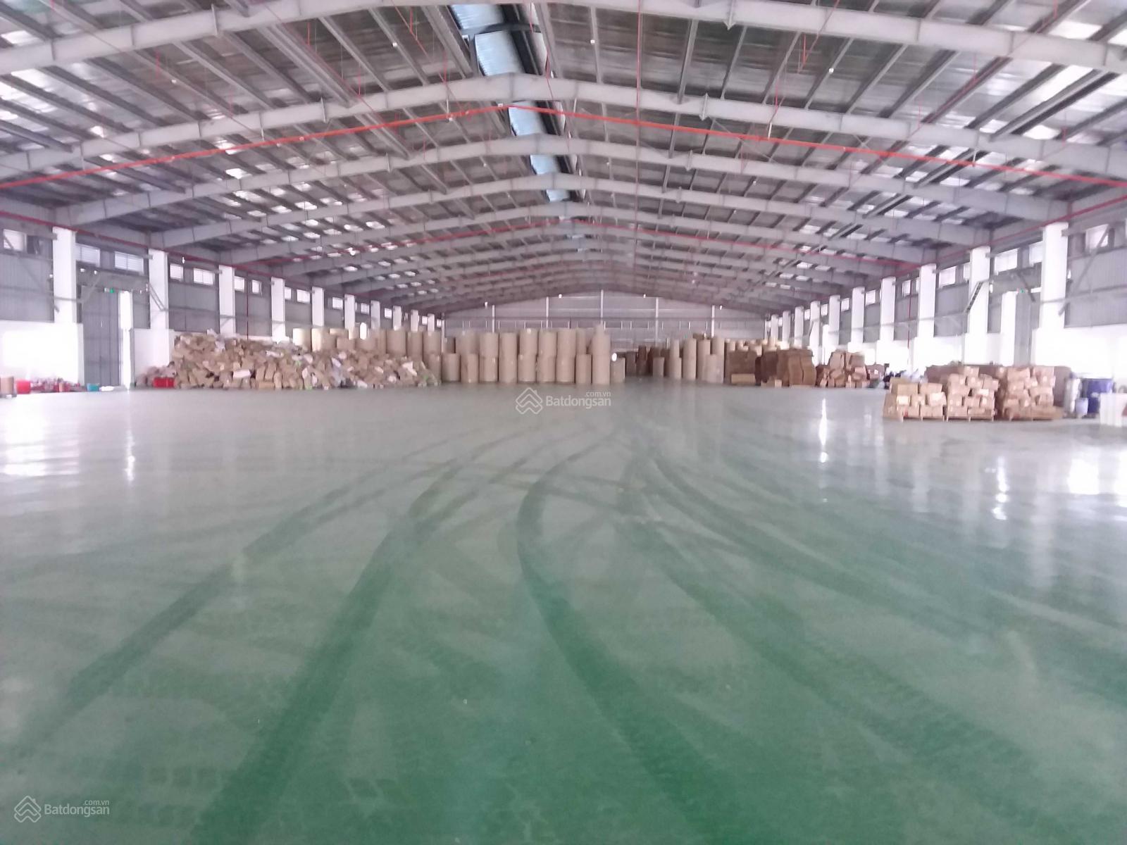 Cho thuê kho, xưởng mới khu Mỹ Hào, Hưng Yên 500m2 đến 150.000m2 xưởng riêng biệt, 55nghìn/m2/th