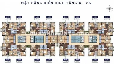 Bán căn hộ chung cư N01T1 Ngoại Giao Đoàn view hồ điều hòa. 50 - 62 triệu/m2