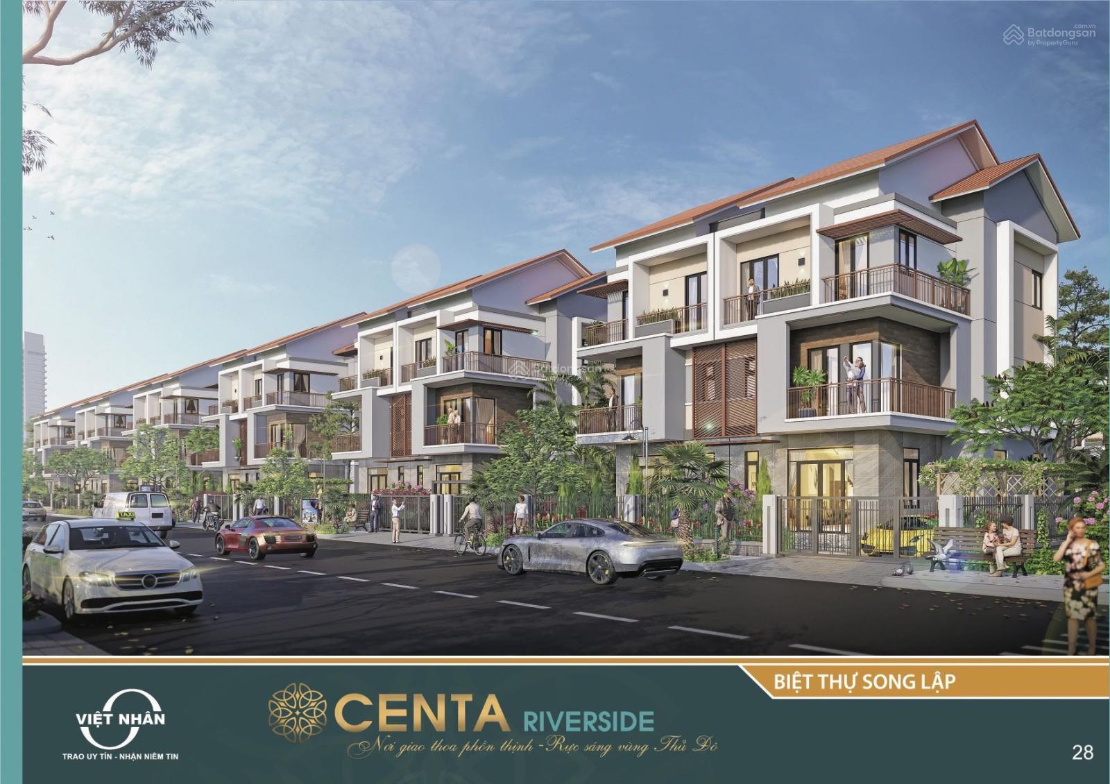 Chính chủ ra hàng nhanh căn biệt thự song lập 200m2 siêu đẹp dự án Centa Riverside hướng Nam mát mẻ