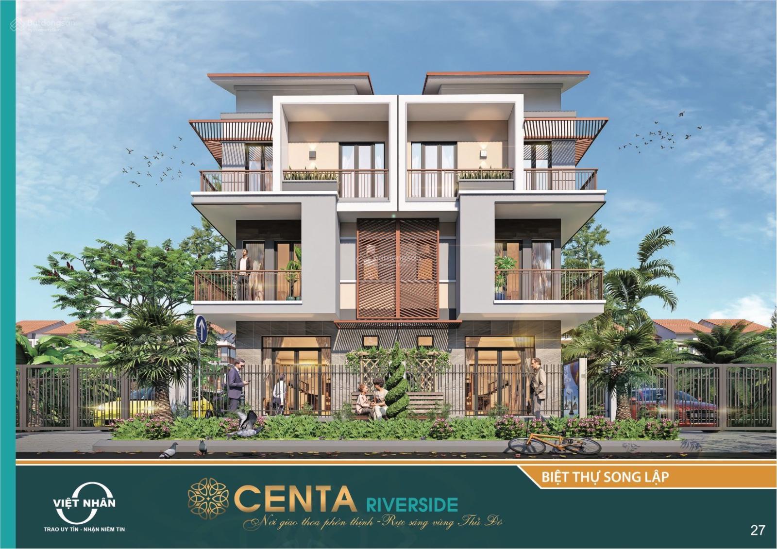 Chính chủ ra hàng nhanh căn biệt thự song lập 200m2 siêu đẹp dự án Centa Riverside hướng Nam mát mẻ