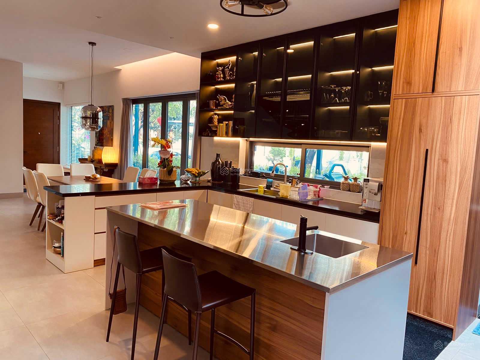 Cho thuê BT Nine South KDC ven sông 7 x 20m full 4PN giá 23 tr/th, LH: 0909 904 ***