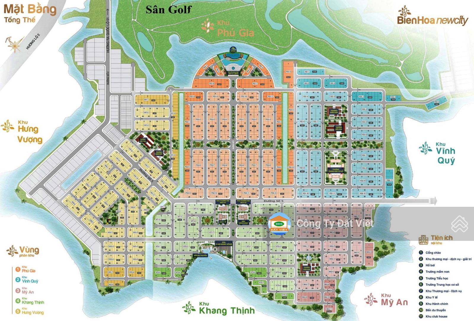 Một số lô đất nền giá 1,95 tỷ/100m2 cực hấp dẫn tại Biên Hòa New City, Đồng Nai, LH 0914 920 ***