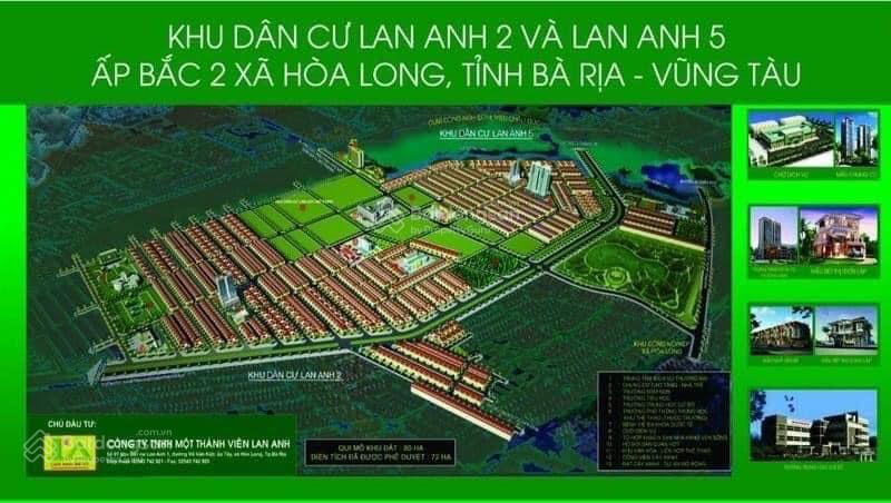 Chuyên bán đất dự án Lan Anh 2,5 xã Hòa Long, TP. Bà rịa. (nay là P.Tam Long, TPHCM) LH: 0966 375 ***