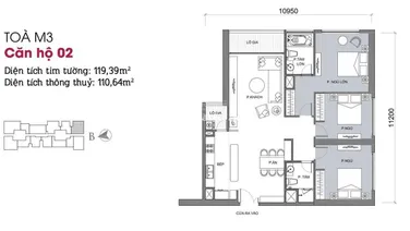 Tôi cần bán căn góc 120m2 nhà M3
