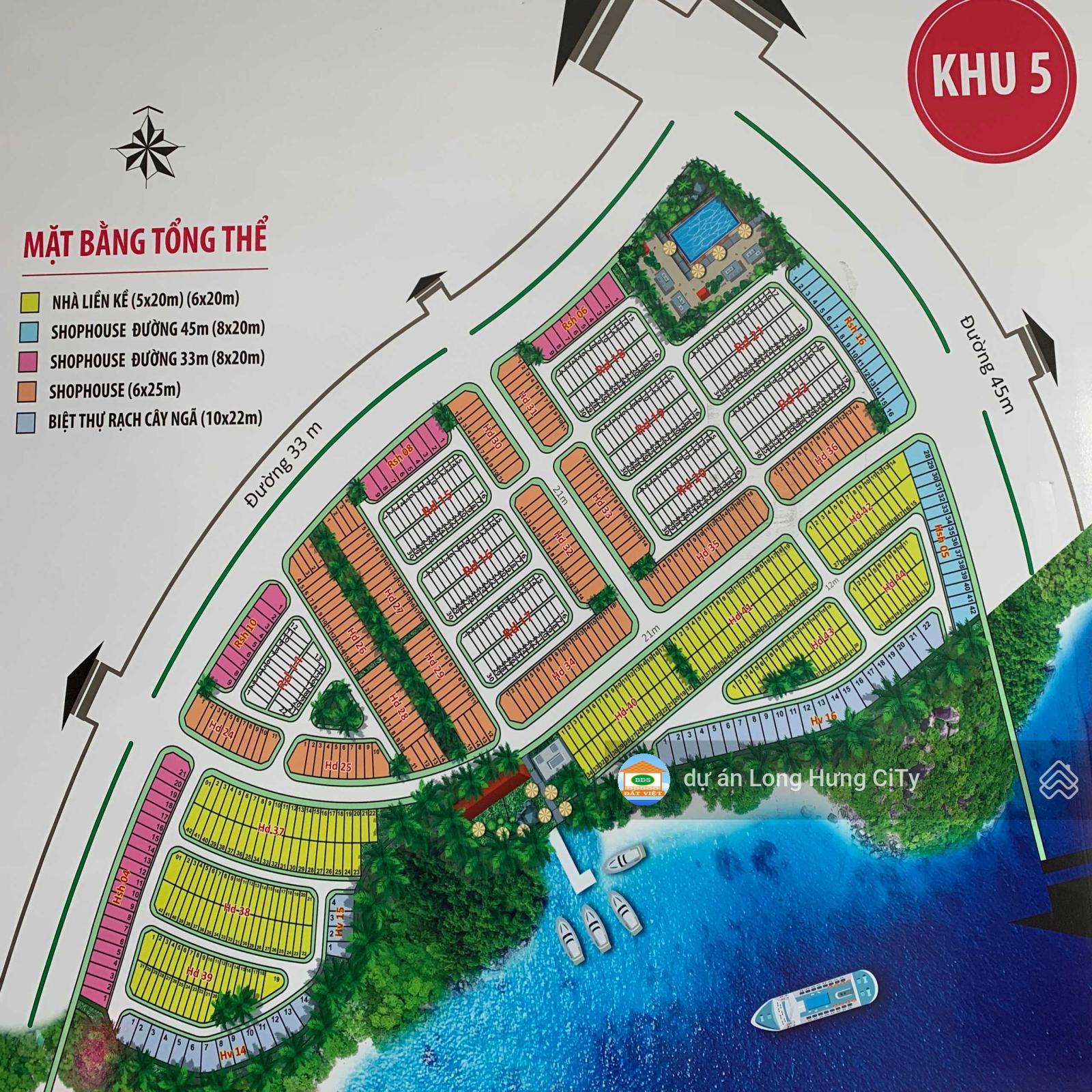Cần bán nhanh lô RD17, đg 12m, khu 5, dự án Long Hưng City, hg Tây Bắc, chính chủ, giá 27,2 tr/m2