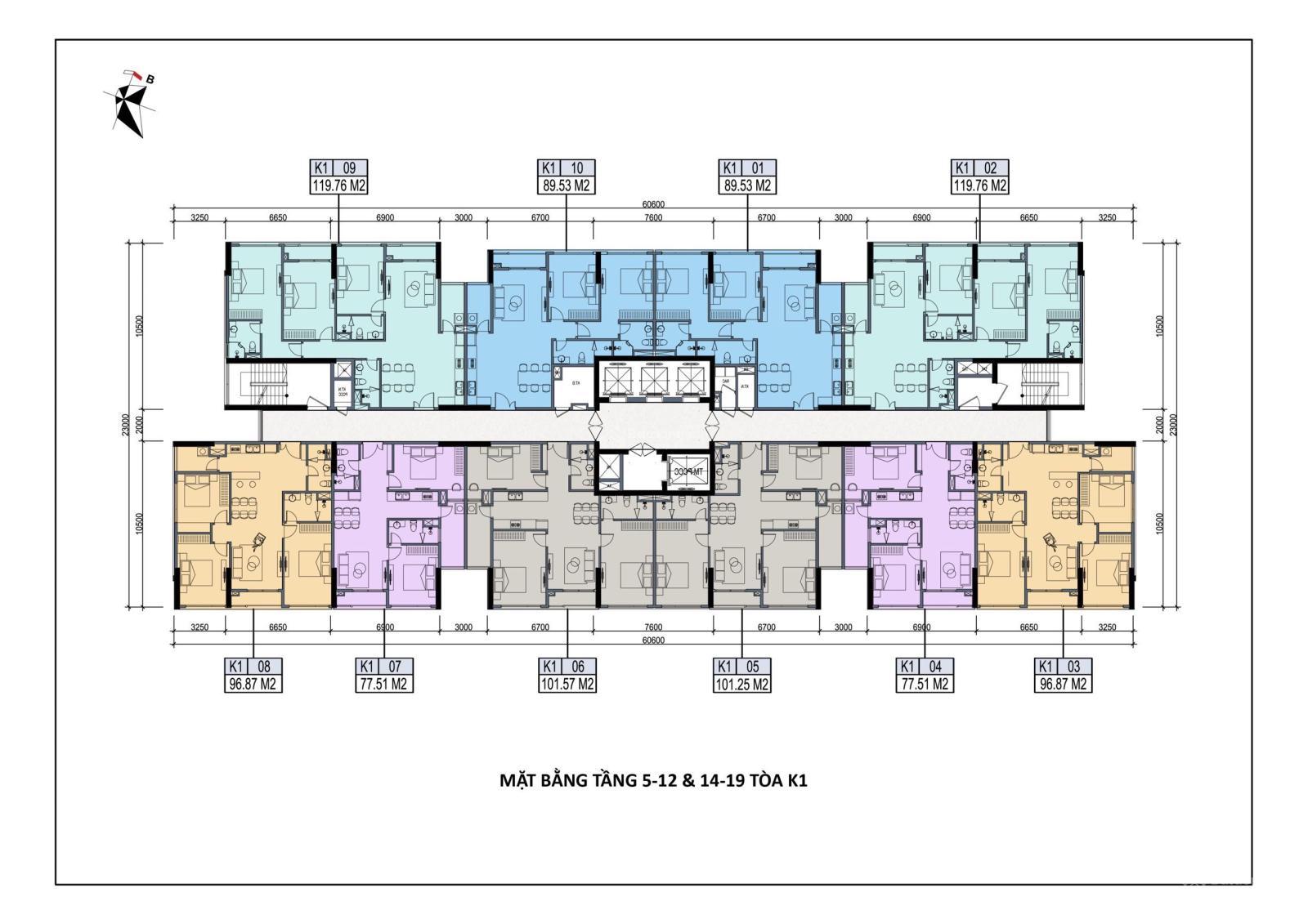Chính chủ chuyển nhượng căn góc 3pn 96.87m2 tầng đẹp, view hồ dự án Khai Sơn City LH: 0981 649 ***