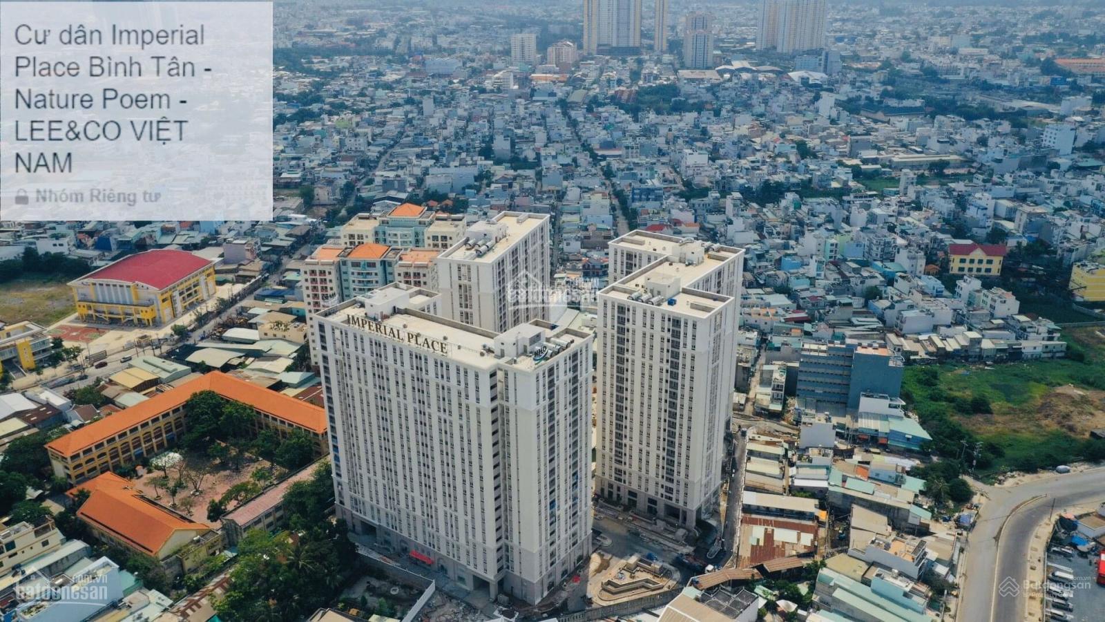 Cho thuê 2PN - 7tr/th chung cư Imperial Place Bình Tân. LH: 0963 129 ***