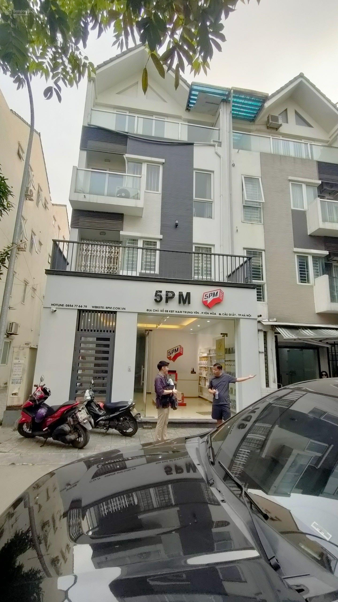 Cho thuê nhà phân lô khu KĐT A10-Nam Trung Yên - Nguyễn Chánh. 80m2. Thông sàn. MT 6m. 4 tầng. 45tr
