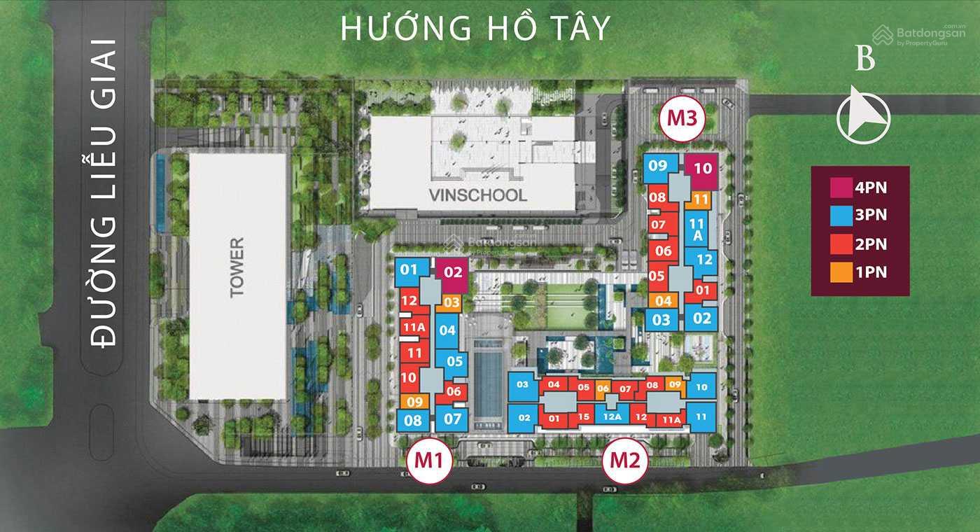 Căn 03 phòng ngủ tòa M2 tầng 42 cần bán (19 tỷ) view 04 hồ đẹp