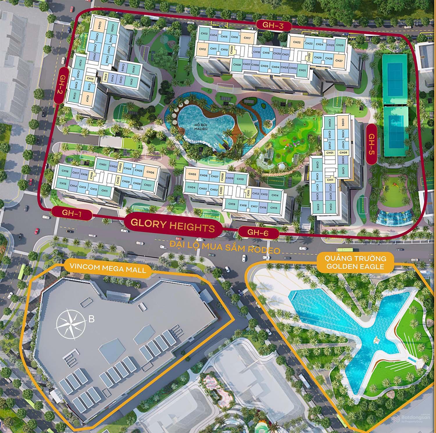 Bán nhanh trước Tết căn hộ 2PN 67m2 phân khu Glory Height giá chỉ 3.4 tỷ bao hết