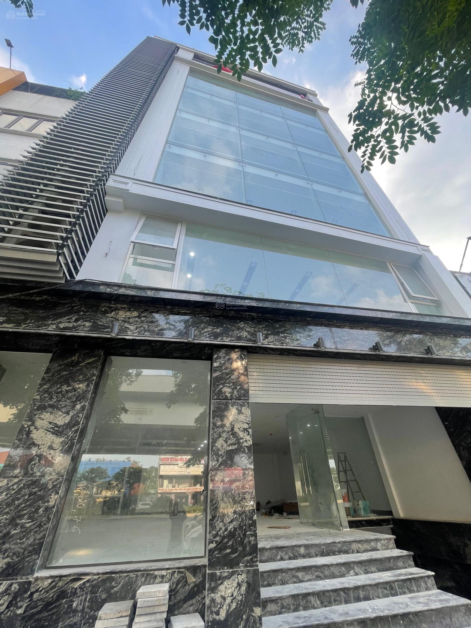 Cho thuê tòa nhà cực đẹp mới tinh mặt phố Khuất Duy Tiến: 135m2, 1 hầm, 8 nổi