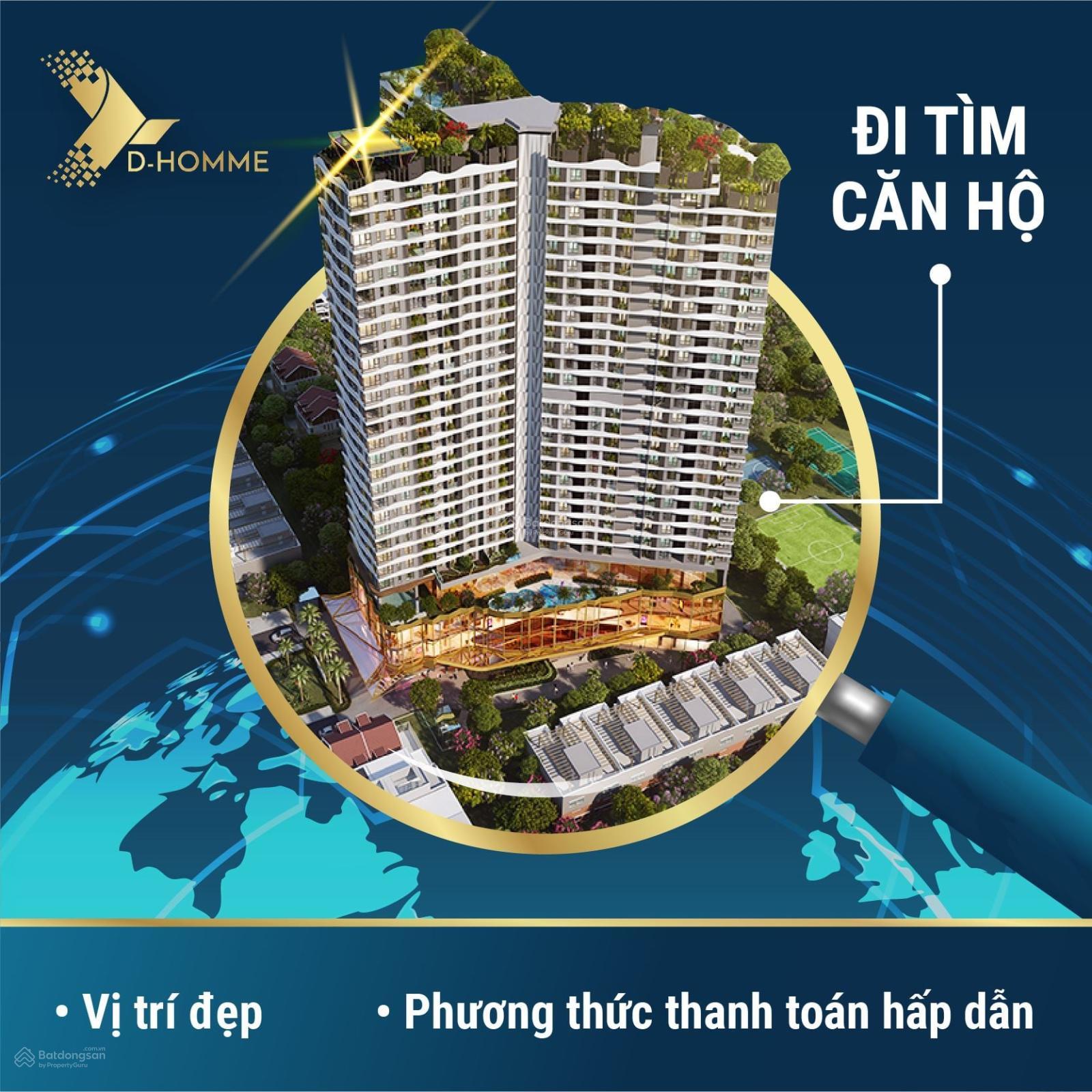 Bán D-Homme giá gốc chủ đầu tư, mặt tiền Hồng Bàng, chiết khấu 16%, view đẹp. LH 0948 332 *** (zalo)