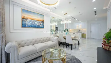 Cho thuê căn hộ 3 phòng ngủ Vinhomes Central Park 120m2 view sông, Bitexco Q1. LH 0901 692 ***