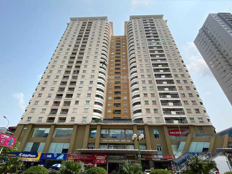 Cho thuê văn phòng tòa HH2 Bắc Hà, diện tích cắt từ 100m2 tại 15 Tố Hữu, Lê Văn Lương; 180k/m2/th