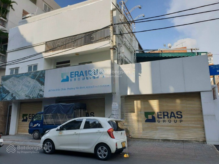 Cho thuê nhà góc 2MT Trần Khắc Chân, Quận 1. DT: 15x25m. 1 Trệt, 3 Lầu. DTSD: 1.200m2