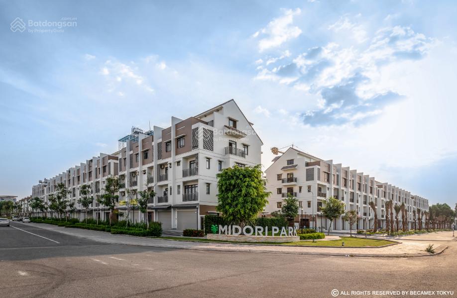 Nhà phố khu đô thị Midori Park, TP Mới BD, mua từ CĐT, người nước ngoài có thể mua chính sách 4 năm