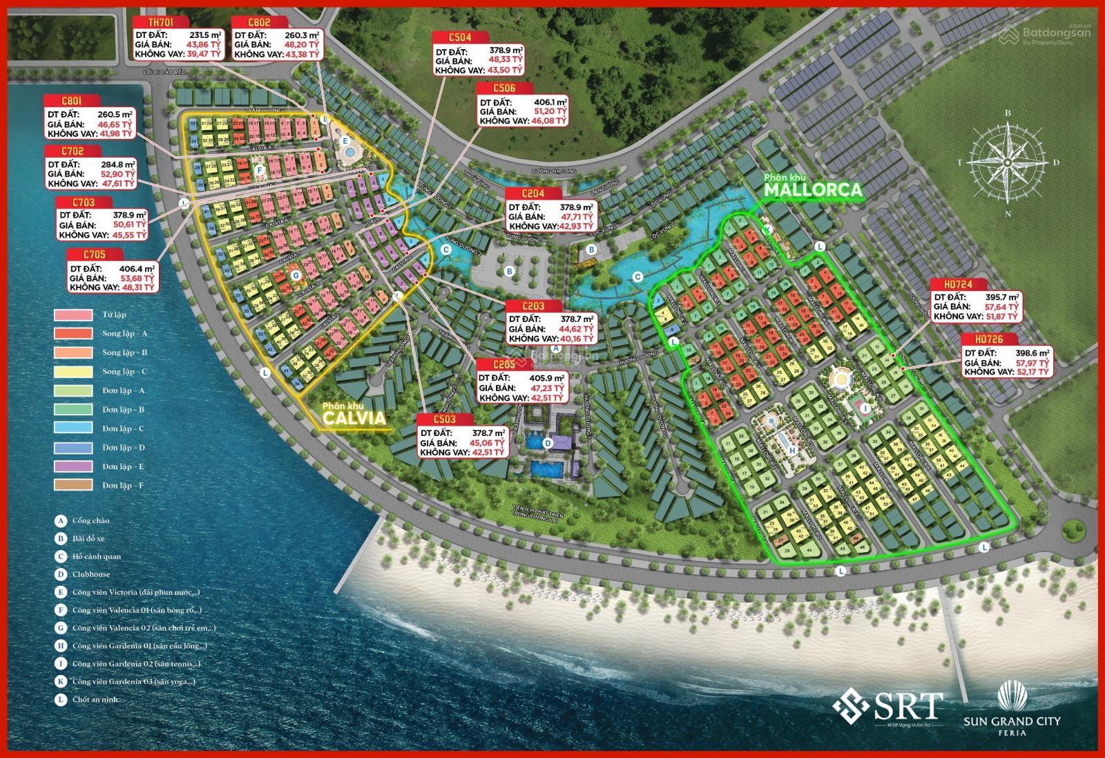 Sun Grand City Feria - Cần chuyển nhượng gấp căn tứ lập dãy C8 DT đất 172m2 giá chỉ 17.5 tỷ