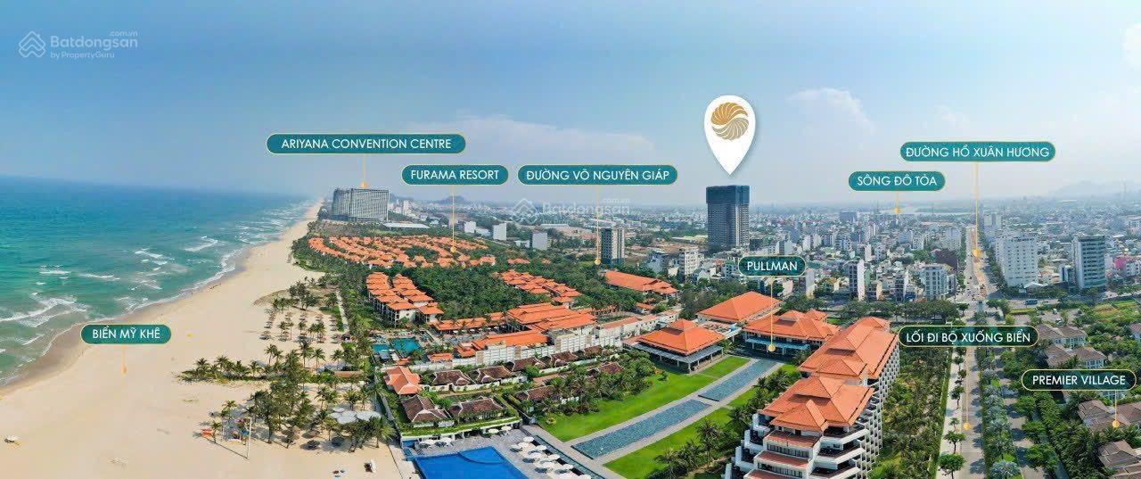 Chính chủ cần nhượng lại căn hộ view biển Mỹ Khê - Full nội thất 5* - Cạnh khu phố Tây An Thượng