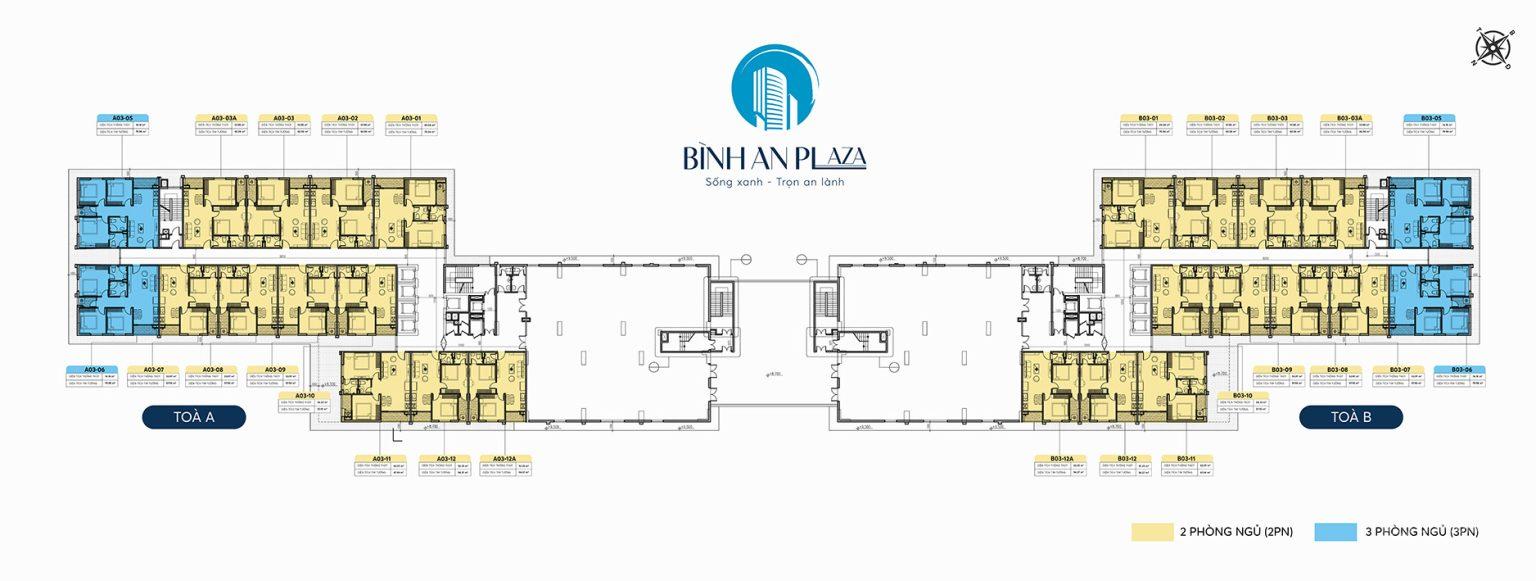 Chính chủ ủy quyền bán CC Bình An, 2PN tầng đẹp, view Đông Nam, giá tốt, ở hay đầu tư đều được