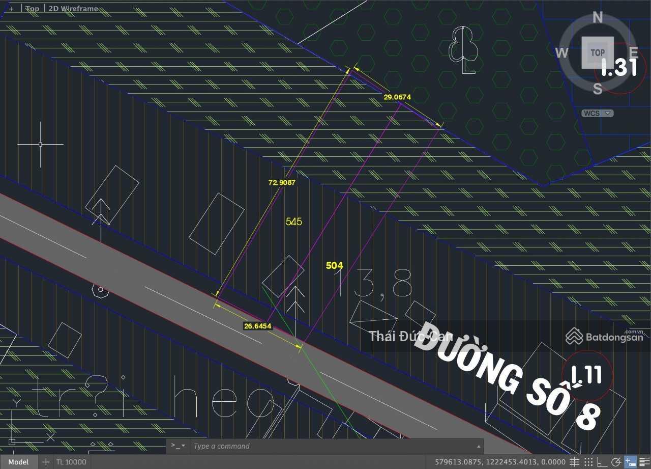 Bán đất MT Đỗ Đăng Tuyển - Nhuận Đức - Củ Chi. DT 15x72m = 1132m2 có 964m2 thổ cư
