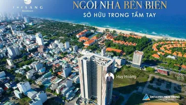 Bán căn hộ 2PN The Sang Residence view trực diện biển Mỹ Khê, nội thất cao cấp, sở hữu lâu dài