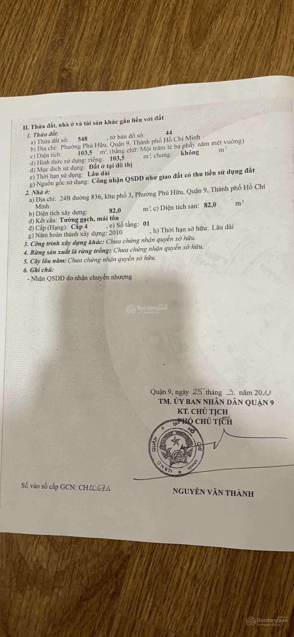 Bán nhà mặt tiền đường 836 ngang 5x21m giá 8tỷ có sân để xe oto