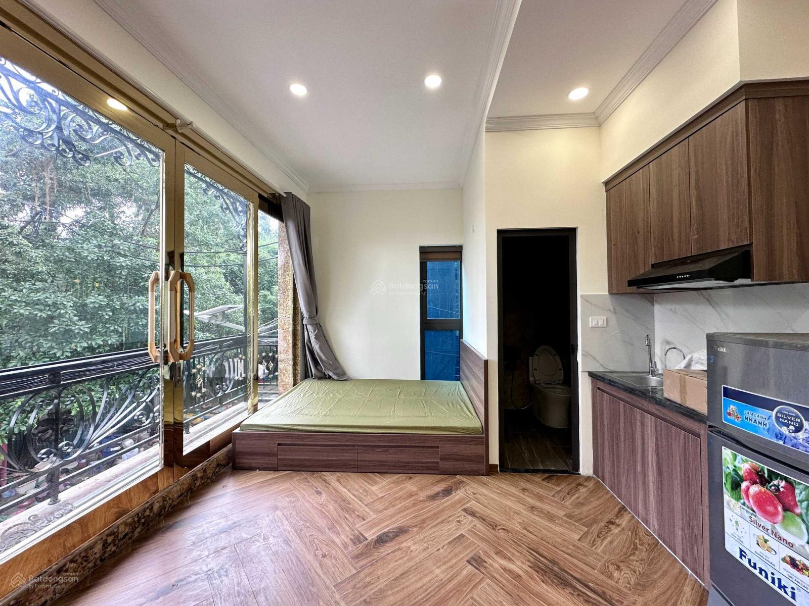 Cho thuê phòng mới tinh ở Hồ Tùng Mậu, giường đơn - tầng, 1K1N full đồ ở luôn, ô tô đỗ cửa