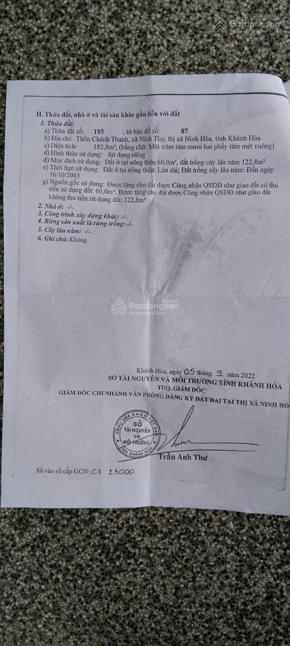 Bán nhà gần khu công nghiệp Dốc Đá Trắng khu Vân Phong