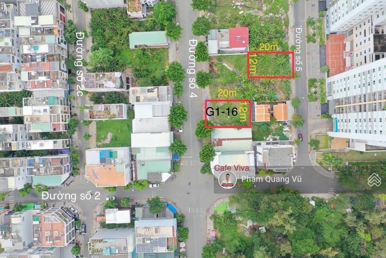 Còn 3 lô đất BT đường số (20m) KDC CIQ4, Chợ Lớn, P. Phú Mỹ - Q7 DT 7x19m, 12x20m (240m2), 16,8 tỷ