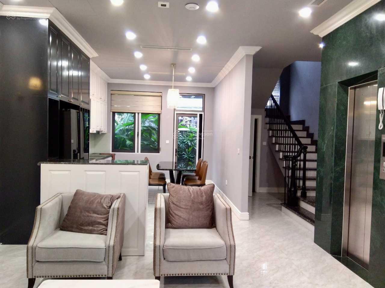 Cho thuê biệt thự liền kề Vinhomes The Harmony, full nội thất cao cấp, 4 Phòng ngủ giá 33 tr/th